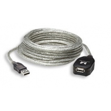 MANHATTAN CABLE USB MACHO - USB HEMBRA, 5 METROS, PLATA