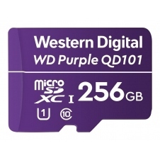 MEMORIA FLASH WESTERN DIGITAL WD PURPLE SC QD101, 256GB MICROSDXC CLASE 10