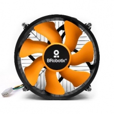 DISIPADOR CPU BROBOTIX 963005, 90MM, 2200RPM, AMARILLO