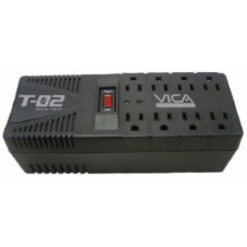 REGULADOR VICA T-02, 300J, 700W, ENTRADA 127V, 8 CONTACTOS