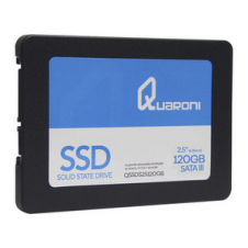UNIDAD DE ESTADO SOLIDO SSD QUARONI 2.5 120GB SATA3 6GB/S 7MM LECT 410MB/S ESCRIT 170MB/S.