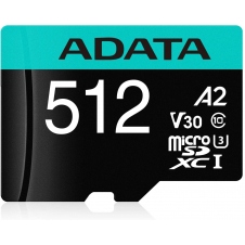 MEMORIA FLASH ADATA PREMIER PRO, 512GB MICROSDXC UHS-I CLASE 10, CON ADAPTADOR