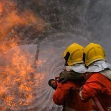 Curso de lucha contra incendios