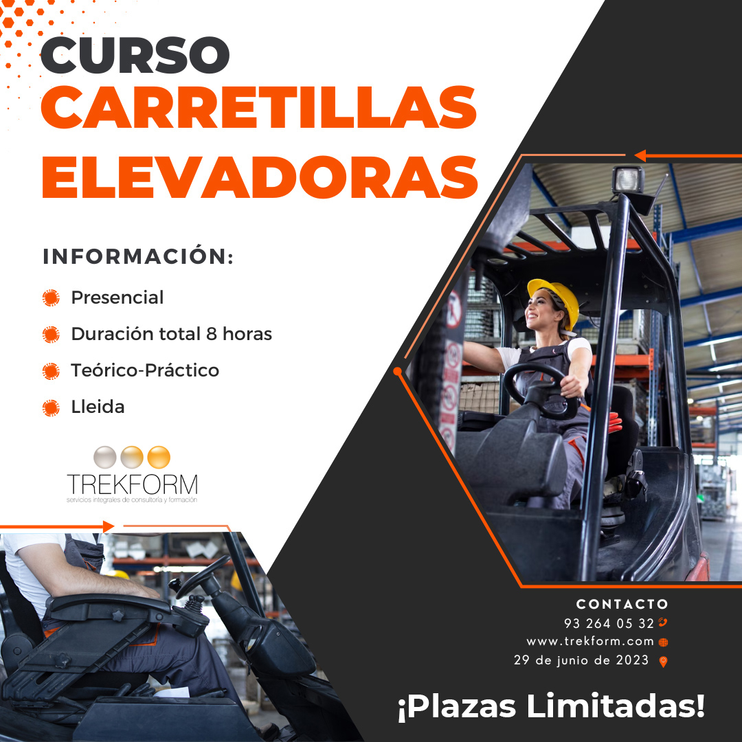 CURSO OPERARIO CARRETILLAS EN LLEIDA (JUNIO 2023)