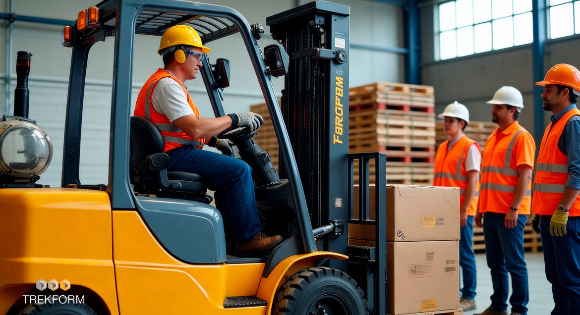 Curso de carretillas elevadoras en Girona con prácticas reales y carnet de carretillero