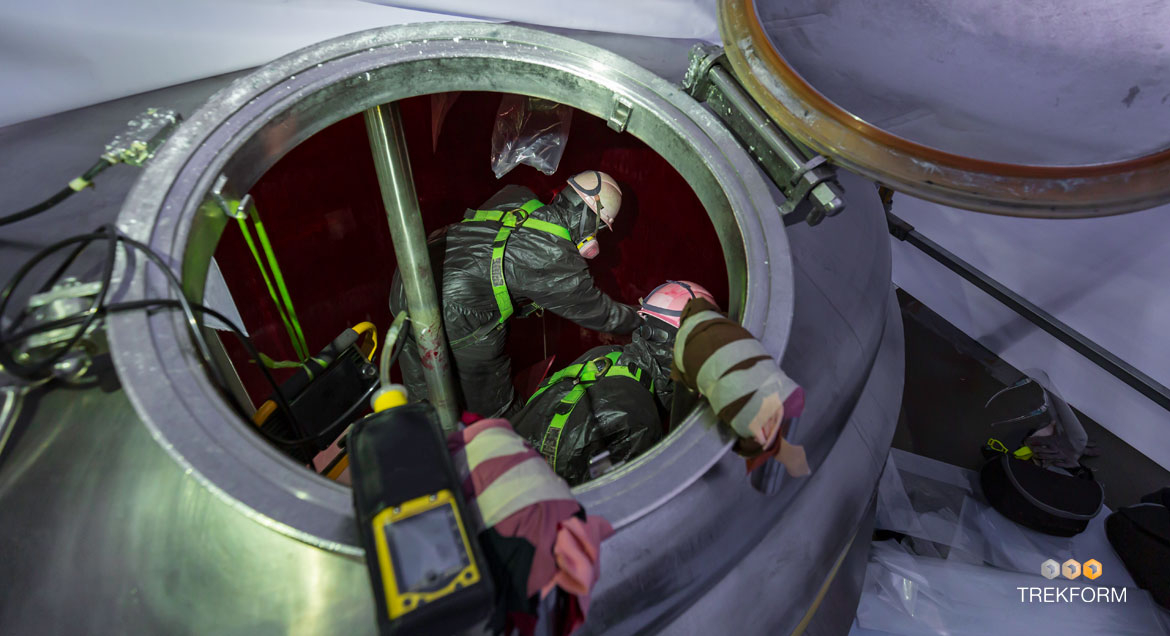 Formación de espacios confinados en Barcelona: curso teórico - práctico Trekform