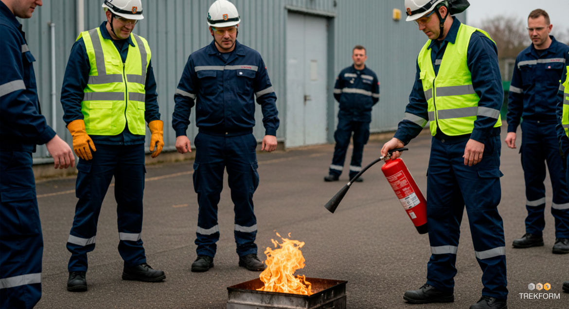 Curso de extinción de incendios en Montcada i Reixac: formación teórico-práctica