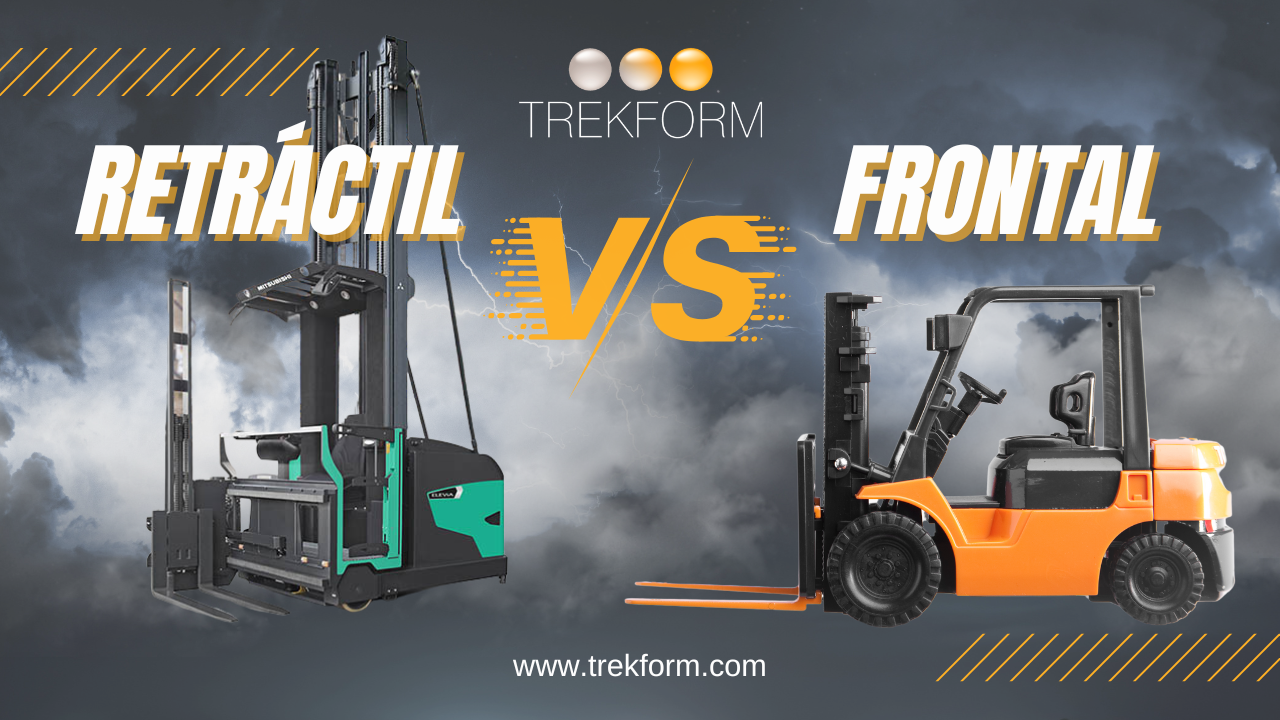 Carretillas Retráctiles vs. Frontales
