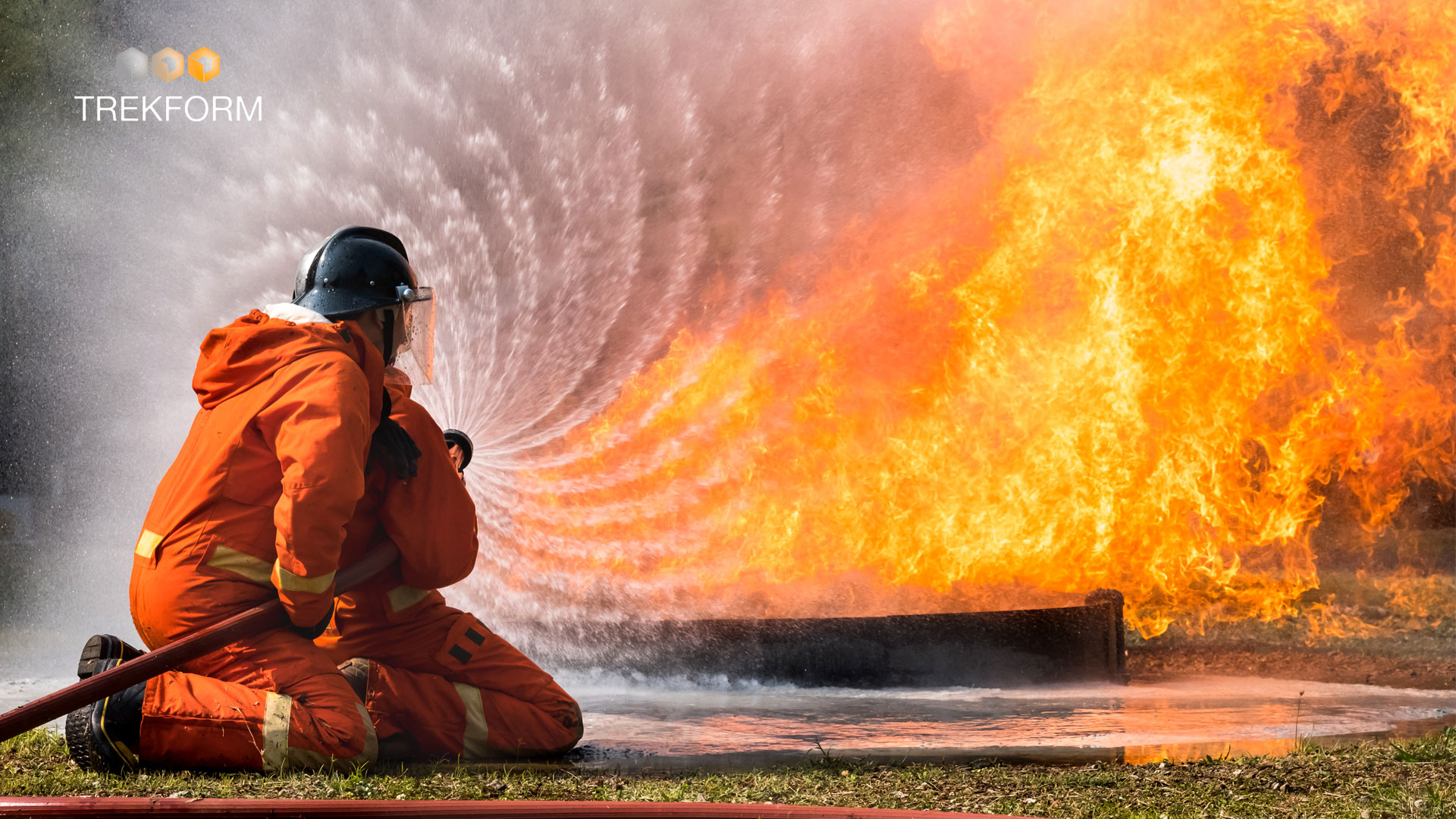 Curso de lucha contra incendios en Montcada i Reixac