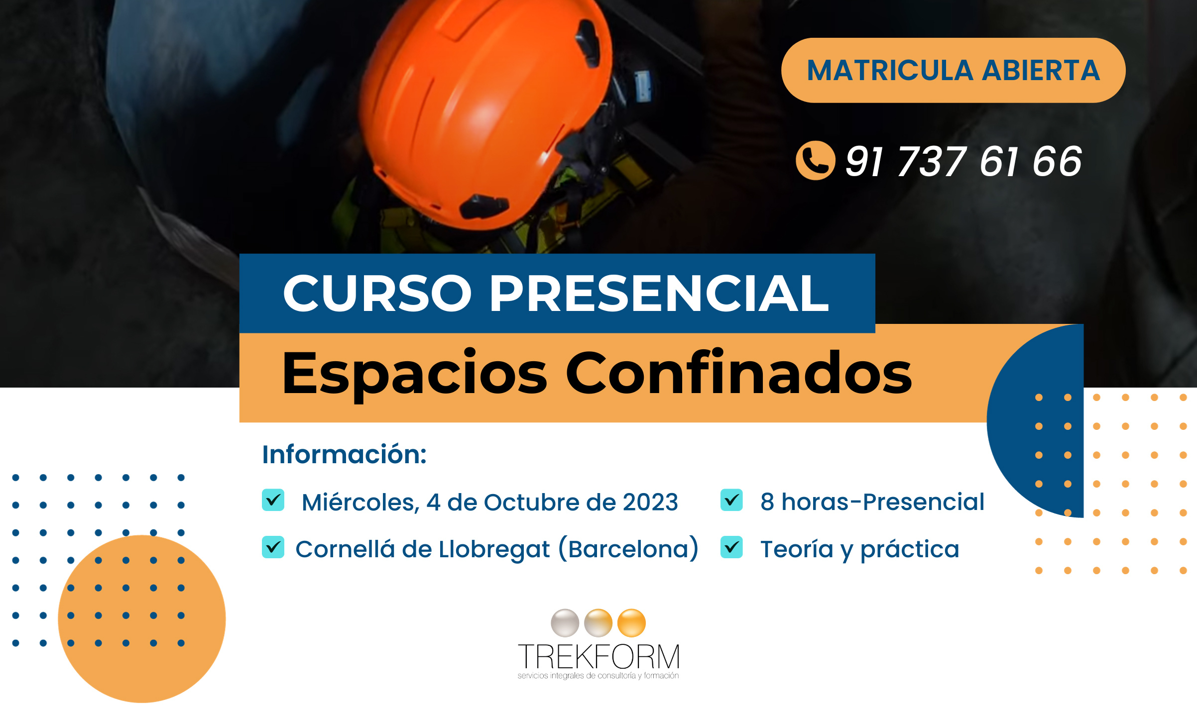 CURSO ESPACIOS CONFINADOS EN BARCELONA (2023)
