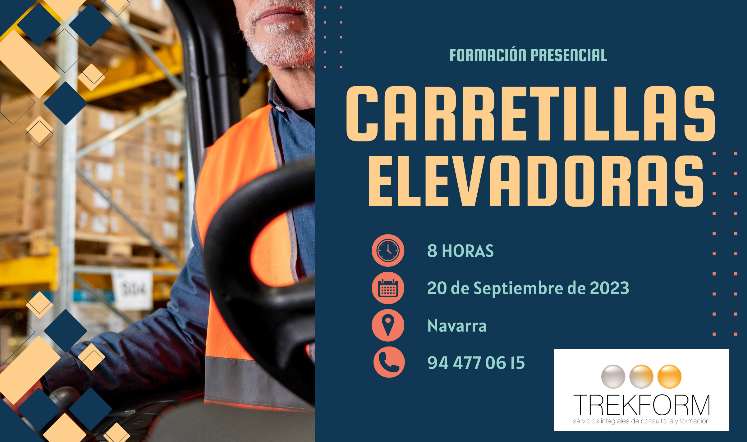 CURSO CARRETILLAS ELEVADORAS EN NAVARRA