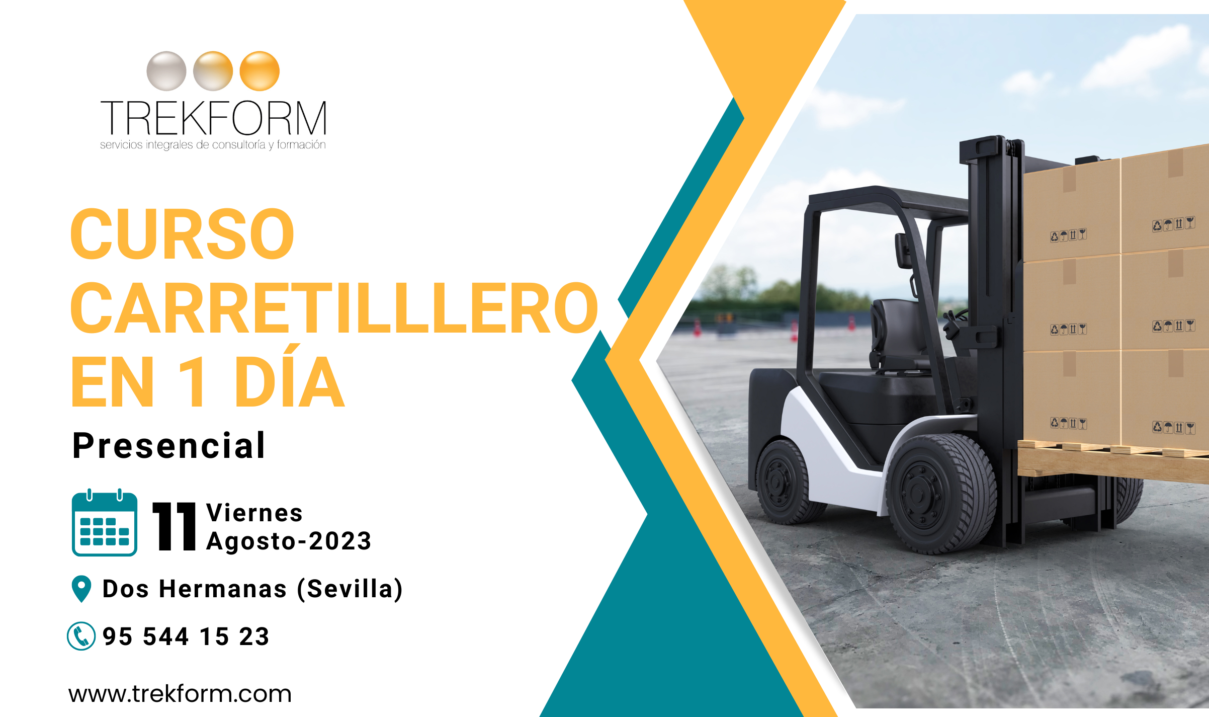 CURSO CARRETILLERO EN 1 DÍA-DOS HERMANAS(SEVILLA)