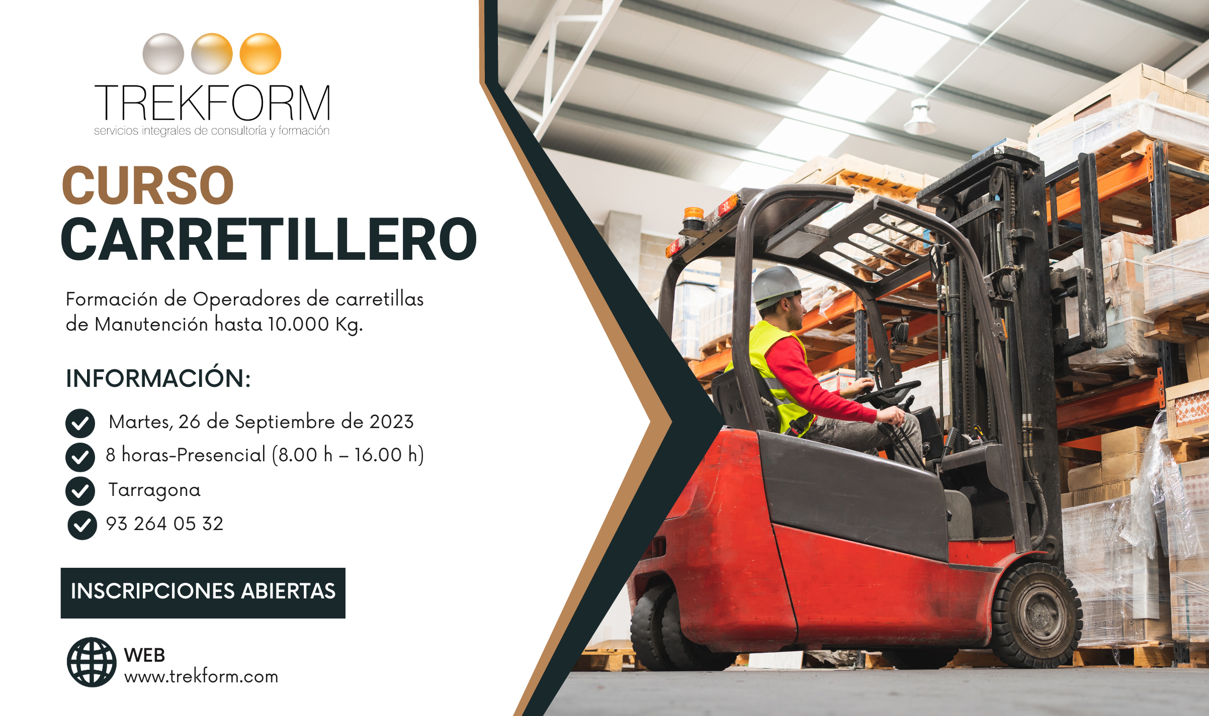 CURSO CARRETILLERO EN TARRAGONA (2023)
