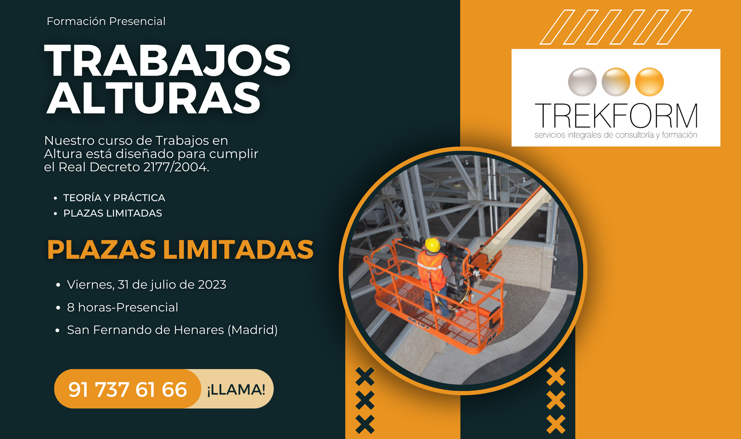 FORMACIÓN CURSO TRABAJOS EN ALTURA EN MADRID