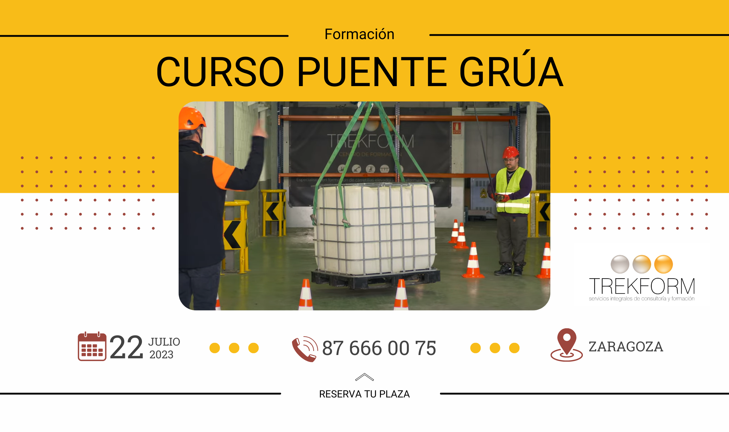 CURSO PUENTE GRÚA EN ZARAGOZA – JULIO 2023