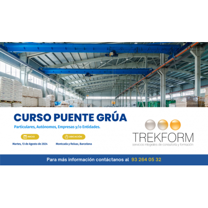 CURSO PUENTE GRÚA EN PROVINCIA DE BARCELONA