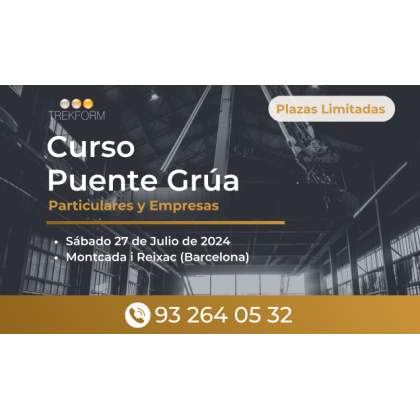 CURSO PUENTE GRÚA EN MONTCADA I REIXAC(BARCELONA)