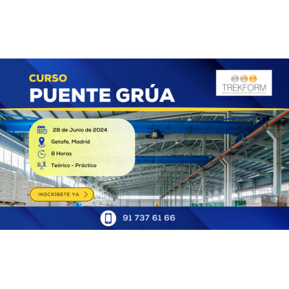 CURSO PUENTE GRUA EN GETAFE EL 28 DE JUNIO 2024