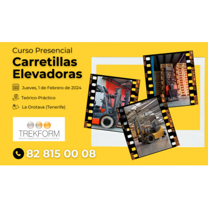 CURSO CARRETILLAS EN 1 SOLO DÍA – TENERIFE