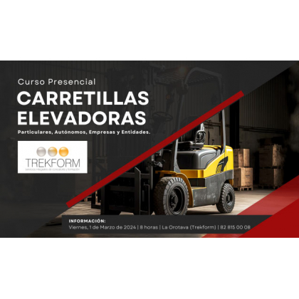 CURSO CARRETILLAS ELEVADORAS EN 1 DÍA (TENERIFE)