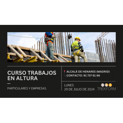 CURSO TRABAJO ALTURAS EN ALCALÁ DE HENARES-MADRID