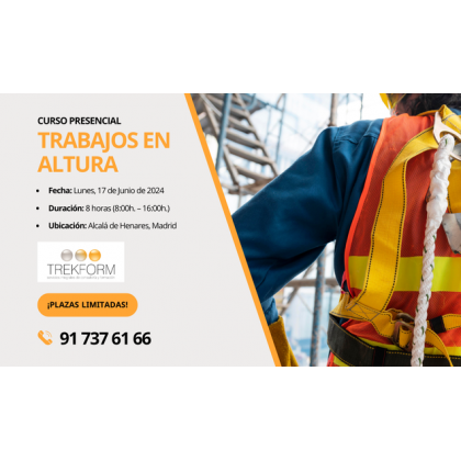 CURSO TRABAJOS EN ALTURA – ALACALÁ DE HENARES