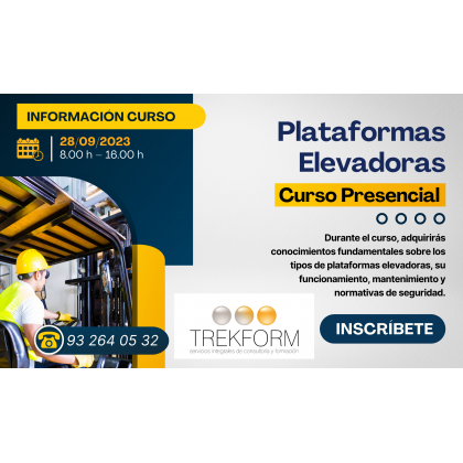 CURSO PLATAFORMAS ELEVADORAS (PEMP) EN REUS