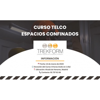 CURSO TELCO ESPACIOS CONFINADOS ALCALÁ DE HENARES