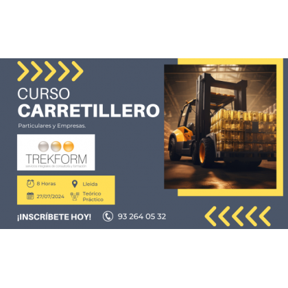 CURSO CARRETILLAS ELEVADORAS ALCOLETGE – LLEIDA