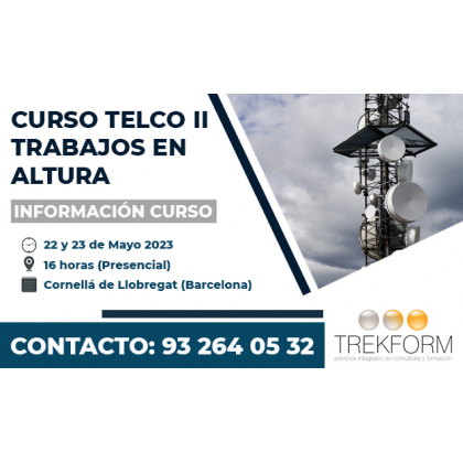 CURSO TELCO II – TRABAJOS EN ALTURA BARCELONA