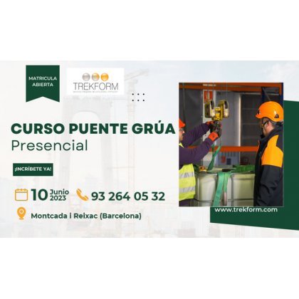 CURSO PUENTE GRÚA TEÓRICO-PRÁCTICO EN BARCELONA
