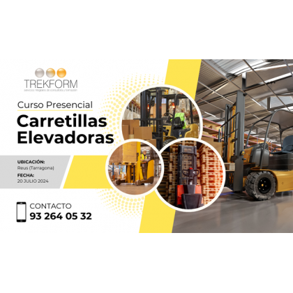 CURSO CARRETILLAS ELEVADORAS EN REUS (TARRAGONA)