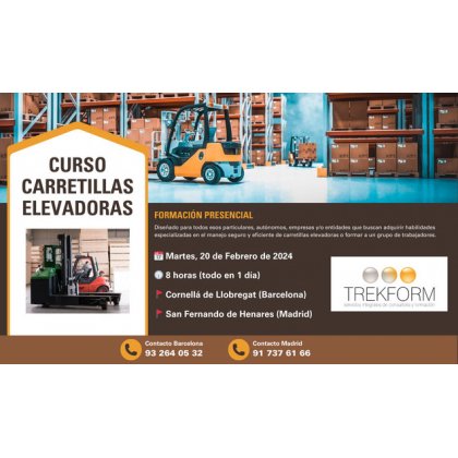 CURSO CARRETILLERO EN 1 DÍA (TEÓRICO-PRÁCTICO)