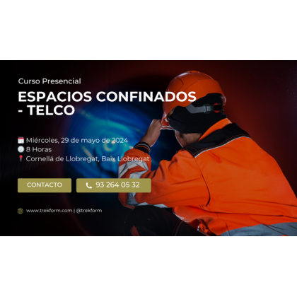 CURSO DE ESPACIOS CONFINADOS EN BARCELONA