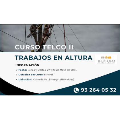 CURSO EN BAIX LLOBREGAT TRABAJOS ALTURA TELCO II