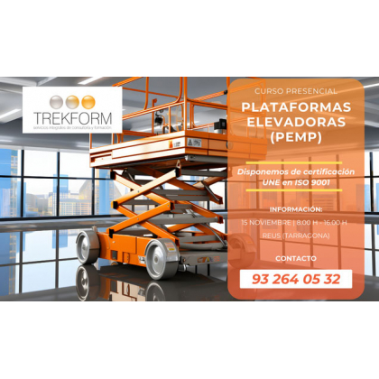 CURSO PLATAFORMAS ELEVADORAS EMP (REUS-TARRAGONA)