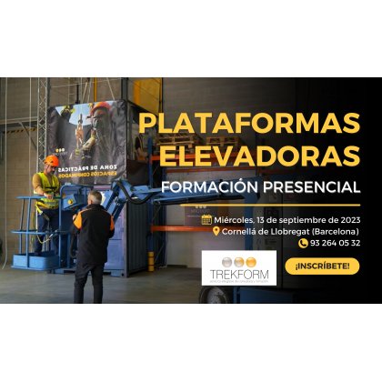 CURSO DE PLATAFORMAS ELEVADORAS EN BARCELONA