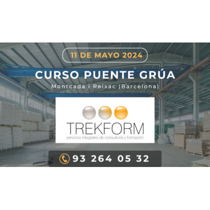 CURSO PUENTE GRÚA EN MONTCADA I REIXAC 11 DE MAYO