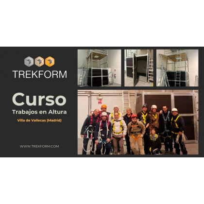Primer Curso Trabajos en Altura en Trekform Madrid - Vallecas