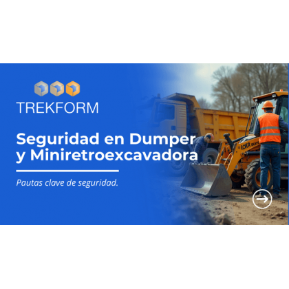 Seguridad en dumper y miniretroexcavadoras