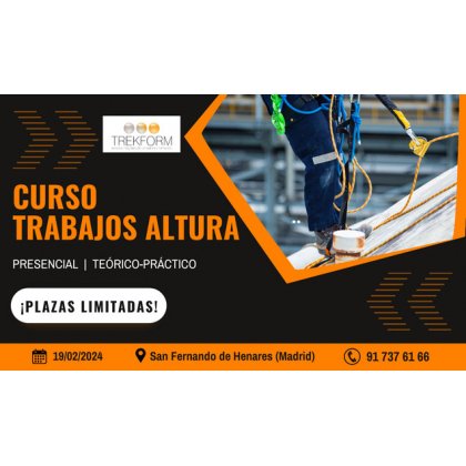 CURSO TRABAJOS EN ALTURAS TEÓRICO-PRÁCTICO MADRID