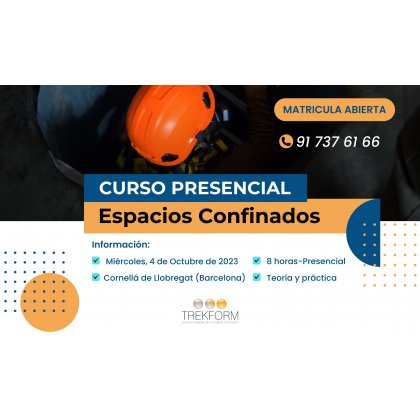 CURSO ESPACIOS CONFINADOS EN BARCELONA (2023)