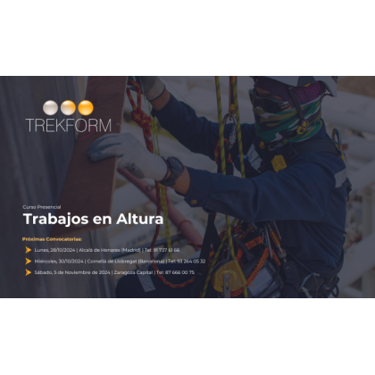 CURSO TRABAJOS EN ALTURA: SEGURIDAD Y PREVENCIÓN