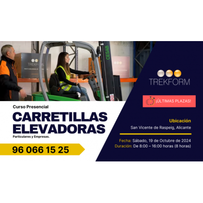 CURSO DE CARRETILLAS ELEVADORAS EN ALICANTE