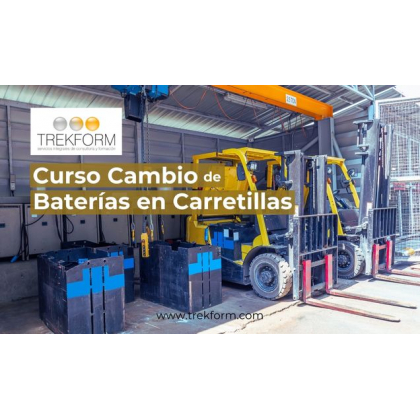 Curso Cambio Seguro de Baterías en Carretillas