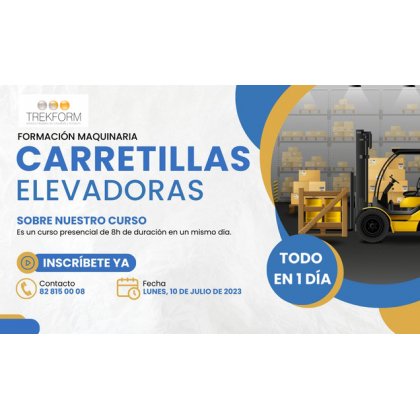 CURSO CARRETILLERO EN GRAN CANARIA (JULIO 2023)