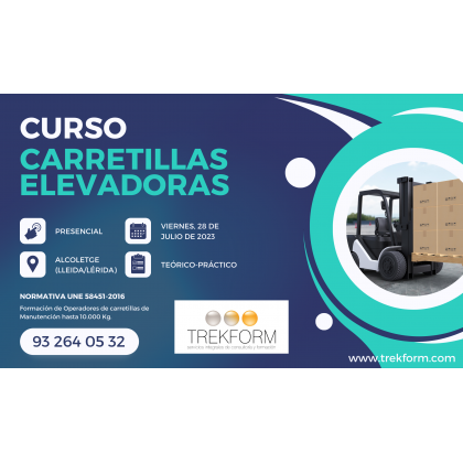 CURSO CARRETILLERO EN 1 DÍA – LLEIDA