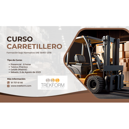 CURSO FORMACIÓN EN CARRETILLAS ELEVADORAS-MADRID