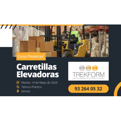 CURSO CARRETILLAS ELEVADORAS EN 1 DÍA – GIRONA