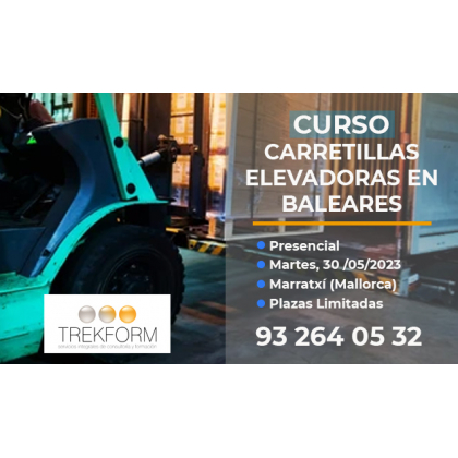 CURSO CARRETILLAS ELEVADORAS EN BALEARES (2023)